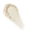 Beige powder on a white background