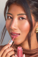 YB Cosmetics Lip Oil on model in Spritz