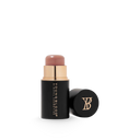 VividLuxe crème blush stick in light nude pink with cap removed