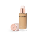BeyondBlur® Skin Perfecting Foundation bottle with matching compact, light beige