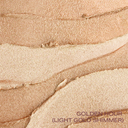 Golden Hour light gold shimmer swatch on skin