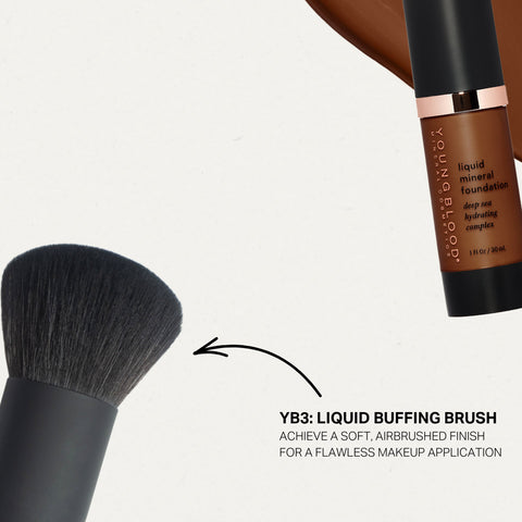 YB3 Liquid Buffing Luxe Brush - Youngblood Mineral Cosmetics