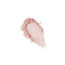 Pink makeup swatch on a white background