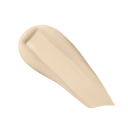 Very light beige foundation swatch with even, creamy finish