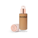 BeyondBlur® Skin Perfecting Foundation bottle with matching compact, tan beige