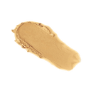 Cream concealer swatch in medium tan beige, textured and blended