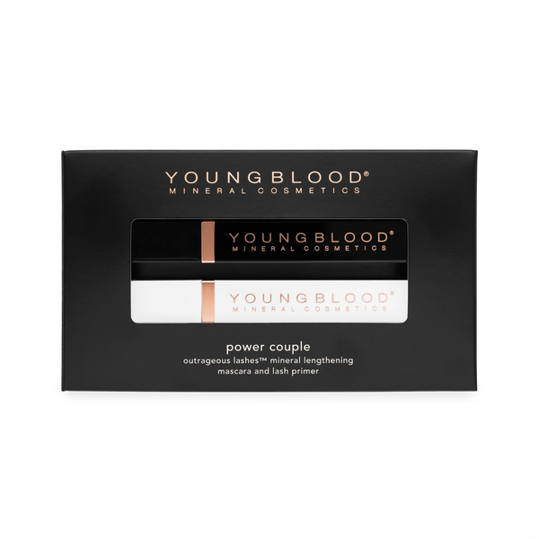 Power Couple Mineral Lengthening Mascara and Mascara Primer Duo - Youngblood Mineral Cosmetics